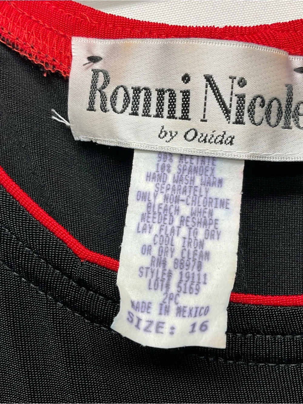 Ronni Nicole VTG 2-piece set Black maxi dress and a matching cardigan Size 16